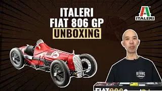 Italeri Plastic Model Kit | Fiat 806 Grand Prix F1 Car Unboxing | 