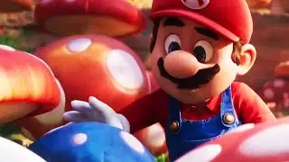 Mario movie trailer but Mario touched the mushroom