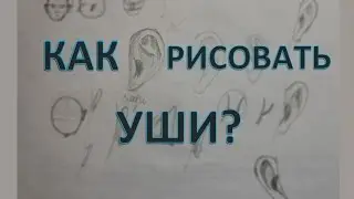 КАК  рисовать УШИ у человека?