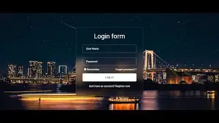 How to make login form in html and CSS