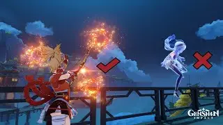 YOIMIYA WITH CHARGED ATTACK BUILD?? GENSHIN IMPACT