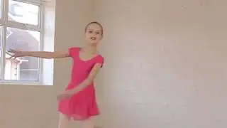 Q16 - 1st Position Milly Voile Skirted Cap Sleeve Leotard