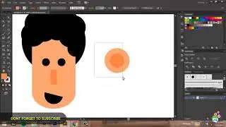 How to design a character using geometrical shapes & Path Finder in Adobe Illustrator