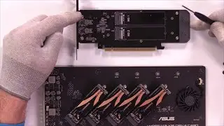ASUS Hyper M.2 X16 PCIe 4.0 X4 Quad card Heat and Speed Test Comparison