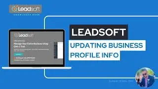 Leadsoft: How to Update A Business Profile
