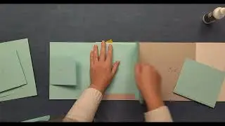 What's going on! | NEW FOLIO TUTORIAL | EASY | Using 6x8 paper pad | For beginner | 2023 October