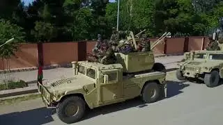 بخش کوچکی از نیروها و ارتش مارشال عبدالرشید دوستم را بیننده باشید.