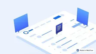 Abstracted Control Center Illustration to Webflow website