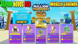 RAPIDO!! COMO BUGAR OS NOVOS PETS DA NOVA ATUALIZAÇAO MAS BUG DO GOLD SECRETO NO MUSCLE LEGENDS!
