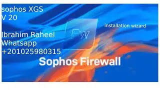 Sophos XGS V 20 installation wizard