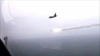 French Rafale B firing a nuclear supersonic cruise missile ASMPA