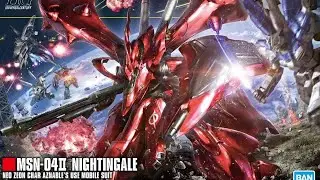 Snap Together Saturday: HGUC MSN-04II Nightingale (part 2)