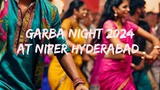 Garba night and batthukamma Celebration 2024 at NIPER HYDERABAD