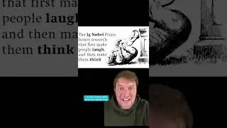 Ig Nobel November introduction!