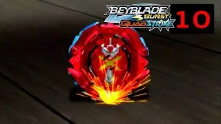 Dual Xiphoid Saber! / Beyblade Burst QuadStrike Episode 10 / Xiphoid Xcalius vs Divine Belfyre
