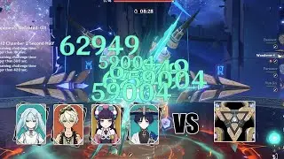 Wanderer Hypercarry VS Matrix of Overseer Floor 12 Abyss - Genshin impact