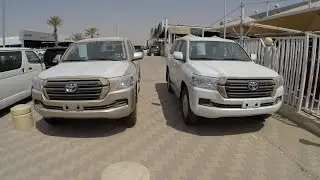 تويوتا لاندكروزر 2016 جي استاندر 167 الف ريال الجزء الاول لتغطية معرض الحمزه