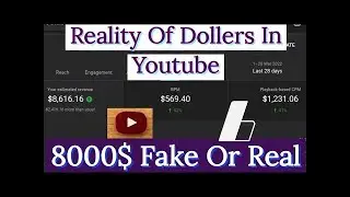 Youtube Dollers Reality 8000$ Fake Or Real || Youtube Dollers Purchase Scam In 2022