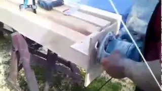 Фрезерный шаблон типа Арунды в действии.