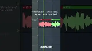 Juice WRLD - Make Believe vocal mixing in FL Studio 21.🤯😊🔥 
