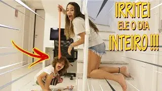 UM DIA INTEIRO IRRITANDO MEU IRMÃO