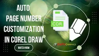 How to Set Customize Page Numbers in Corel Draw