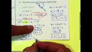 Algebra 1 - Chapter 9 Review