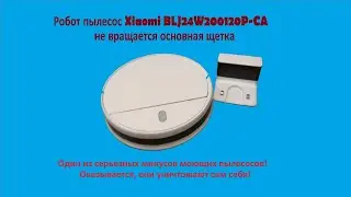 Xiaomi BLJ24W200120P-CA robot vacuum cleaner main brush does not rotate