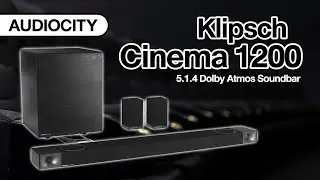 เสียงกระหึ่มมาก Klipsch CINEMA 1200 ชุดซาวด์บาร์พร้อมซับ 12
