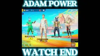 Adam power⚡⚡ noob to tips and tricks😱😱 #shotrs #freefire #trendingshorts