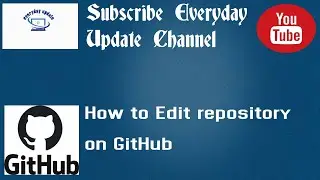 How to Edit repository on GitHub ||  GitHub repository name change