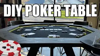 We built a Poker Table with LED Lighting ♠️