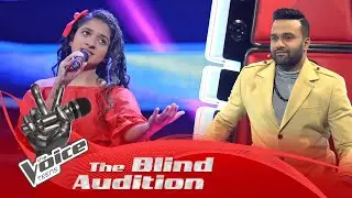 Rasansana Dias | Nisansala Sandak (නිසංසල සඳක්) | Blind Auditions | The Voice Teens Sri Lanka