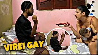 TROLLEI MINHA NAMORADA  DIZENDO QUE VOU SER G4Y!! olha no que deu