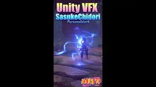 Make a Naruto Chidori Effect in 20s | Speed Art#shorts# GameVFX # particle system#ACG