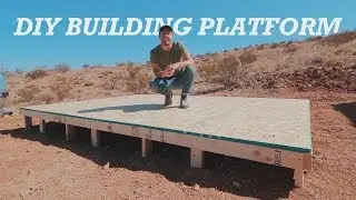 How to Make a Backyard / Jobsite Building Platform | Modular Deck