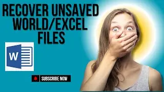 How to Recover Crashed or Unsaved Word & Excel Files in Minutes (2025 Update)