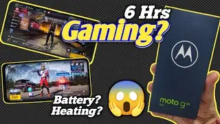 Motorola G54 GAMING & BATTERY Drain Test 👉 Heating Issue😭
