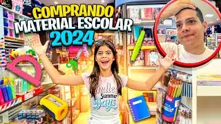COMPRANDO MATERIAL ESCOLAR 2024