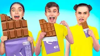 Большая, Средняя и Маленькая еда | Челлендж от Olala