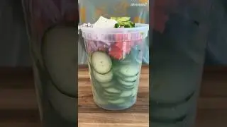 Shake-Up Spicy Salmon Cucumber Salad