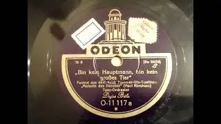 (1929) Bin kein Hauptmann bin kein grosses Tier - Dajos Bela