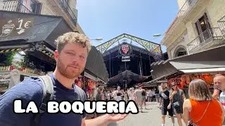 TAPAS and SANGRIA in Barcelona’s local Market ~ La Boqueria
