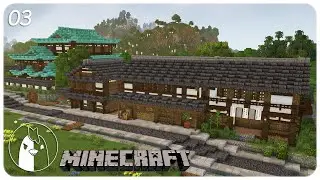 Japanese Town & Bathhouse | Minecraft 1.20 Survival