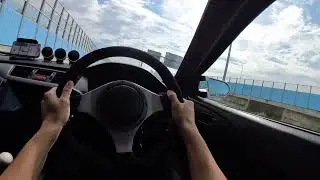 MITSUBISHI EVO 7,8,9 EVOLUTION - POV Cruising in Sunday’s perfect weather with baby on board