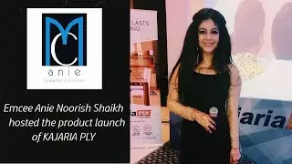 Anchor Anie Noorish Shaikh for Kajaria Ply Launch (in Hindi) | Product Launch Event