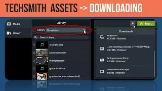Techsmith Assets Downloads Folder in Camtasia