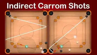 #CarromPool Gameplay#1 (Indirect Carrom Shots)😎