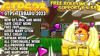 FREE ROLE @MANAGER | GTPS TERBARU 2023 | BEST GTPS 2023 | GROWTOPIA PRIVATE SERVER | V4.33