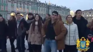 Песенный флешмоб  Питер! Девочки, красавицы! Молодцы!!!